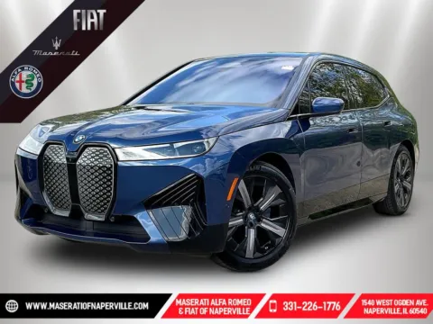 Blue 2023 BMW iX xDrive50 for sale in Naperville, IL