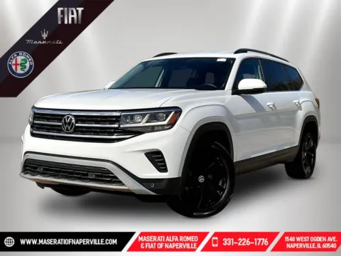 White 2022 Volkswagen Atlas 3.6L V6 SE w/Technology for sale in Naperville, IL