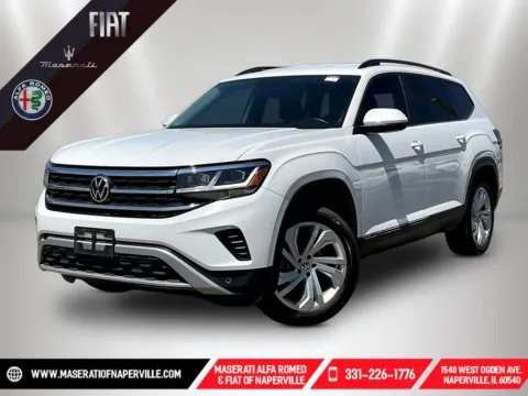 White 2021 Volkswagen Atlas 3.6L V6 SE w/Technology for sale in Naperville, IL