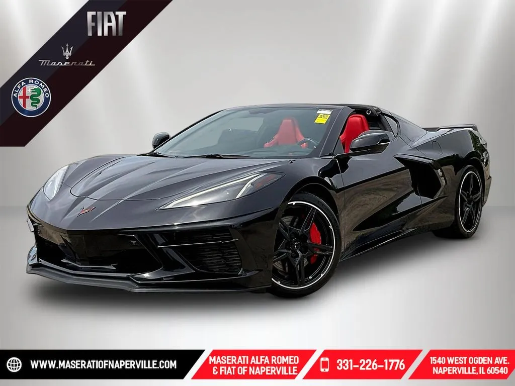 Black 2023 Chevrolet Corvette Stingray for sale in Naperville, IL