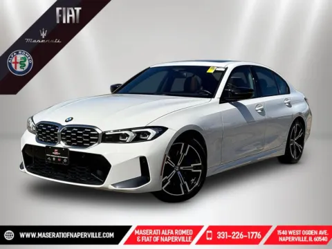 White 2023 BMW 3 Series M340i xDrive for sale in Naperville, IL