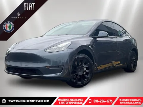 Silver 2021 Tesla Model Y Long Range for sale in Naperville, IL