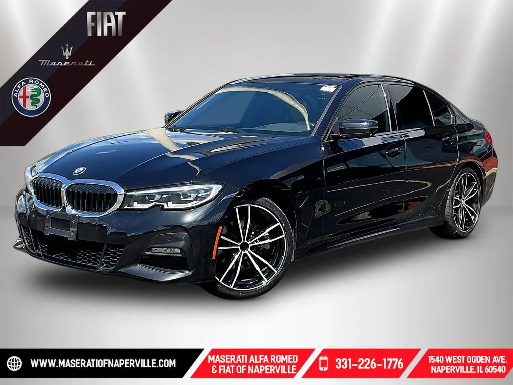 Black 2021 BMW 3 Series 330i for sale in Naperville, IL
