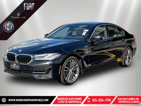 Black 2023 BMW 5 Series 540i xDrive for sale in Naperville, IL