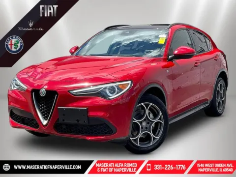 Red 2022 Alfa Romeo Stelvio Ti for sale in Naperville, IL