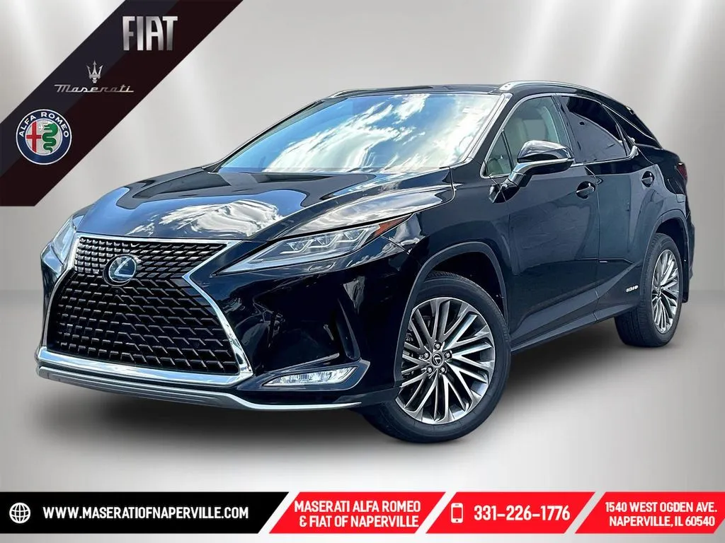 Black 2020 Lexus RX 450h for sale in Naperville, IL