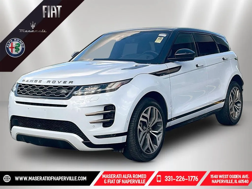 White 2020 Land Rover Range Rover Evoque First Edition for sale in Naperville, IL