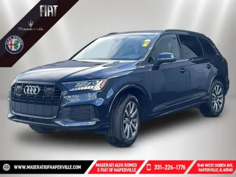 Blue 2023 Audi Q7 45 Premium Plus for sale in Naperville, IL