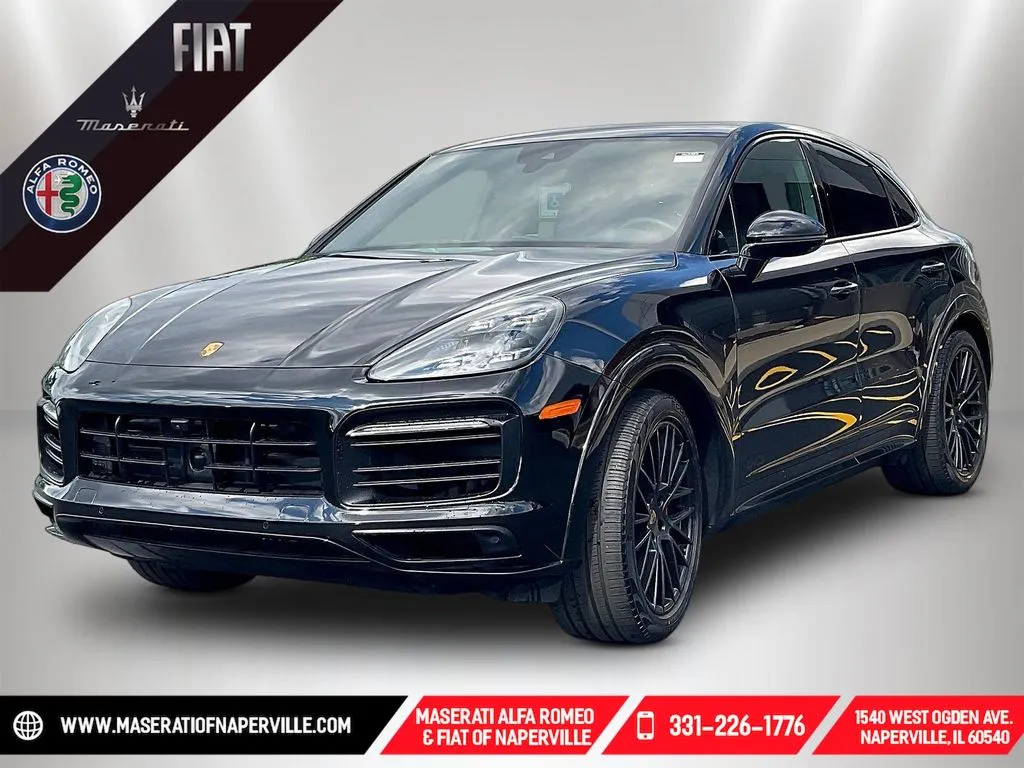 Black 2023 Porsche Cayenne Coupe GTS for sale in Naperville, IL