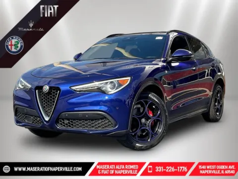 Blue 2023 Alfa Romeo Stelvio Ti for sale in Naperville, IL