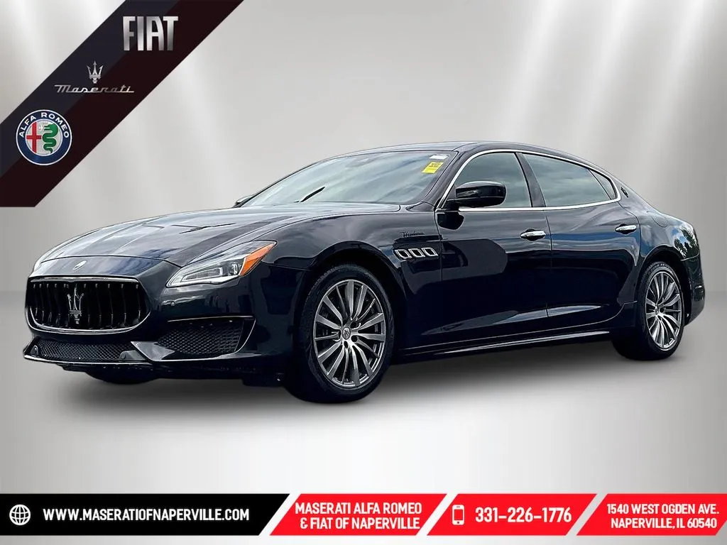 Black 2022 Maserati Quattroporte Modena for sale in Naperville, IL