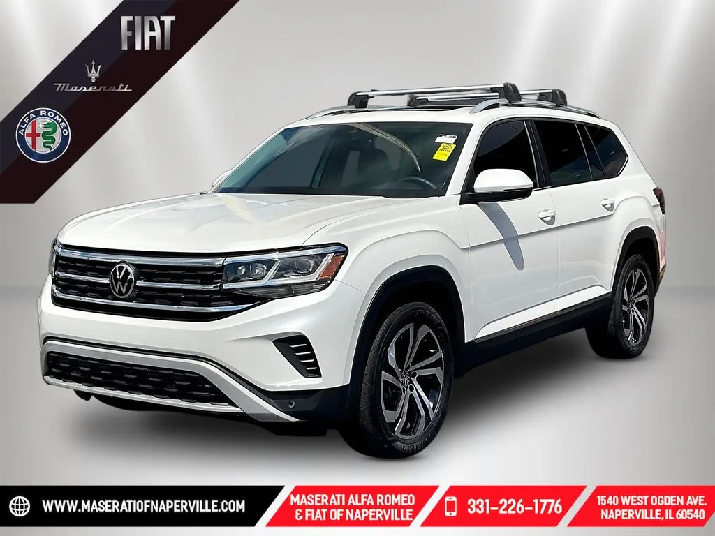 White 2023 Volkswagen Atlas SEL for sale in Naperville, IL