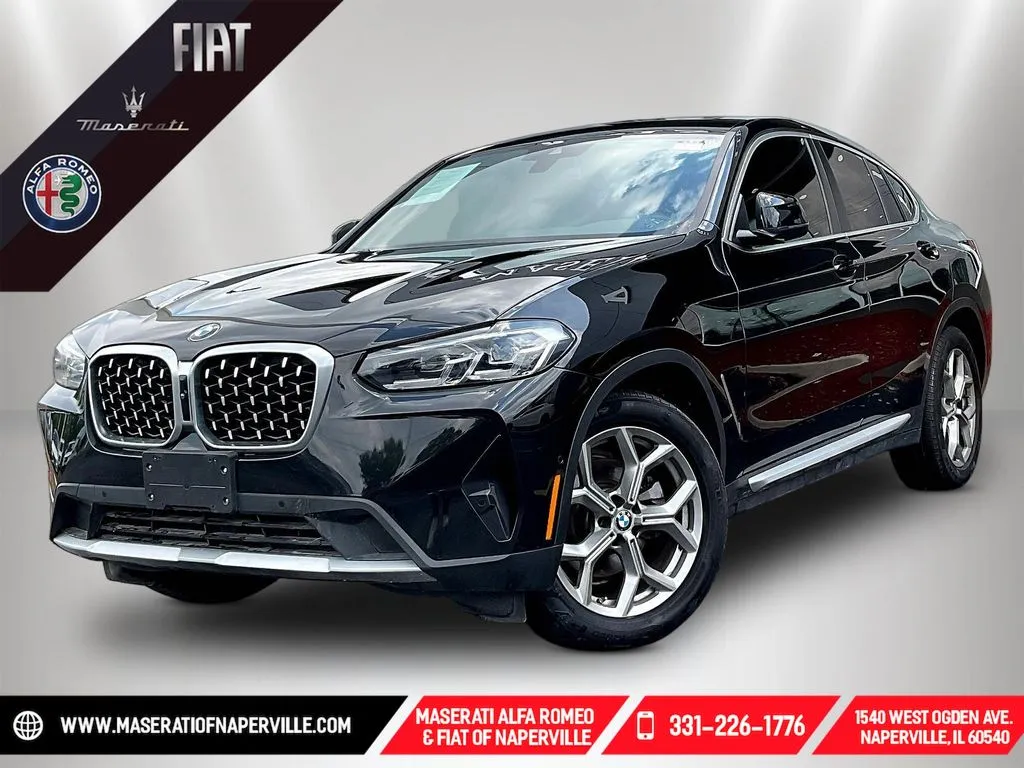 Black 2024 BMW X4 xDrive30i for sale in Naperville, IL