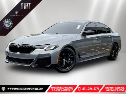 Gray 2023 BMW 5 Series 540i xDrive for sale in Naperville, IL