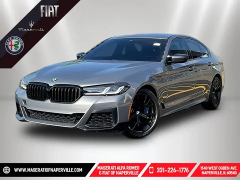 Gray 2023 BMW 5 Series 540i xDrive for sale in Naperville, IL