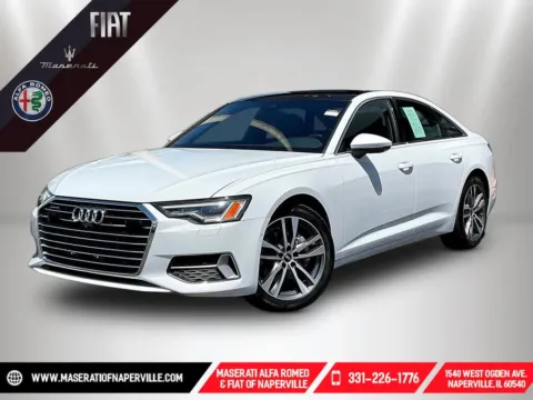 White 2023 Audi A6 45 Premium Plus for sale in Naperville, IL