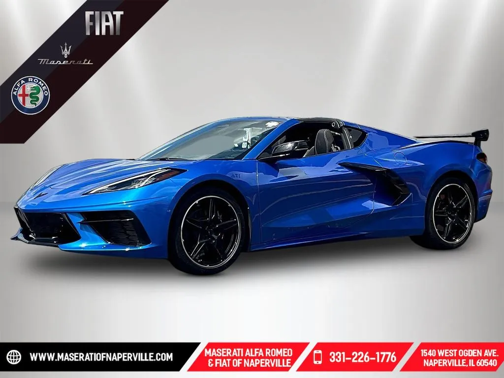 Blue 2024 Chevrolet Corvette Stingray for sale in Naperville, IL