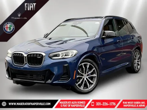 Blue 2022 BMW X3 M40i for sale in Naperville, IL