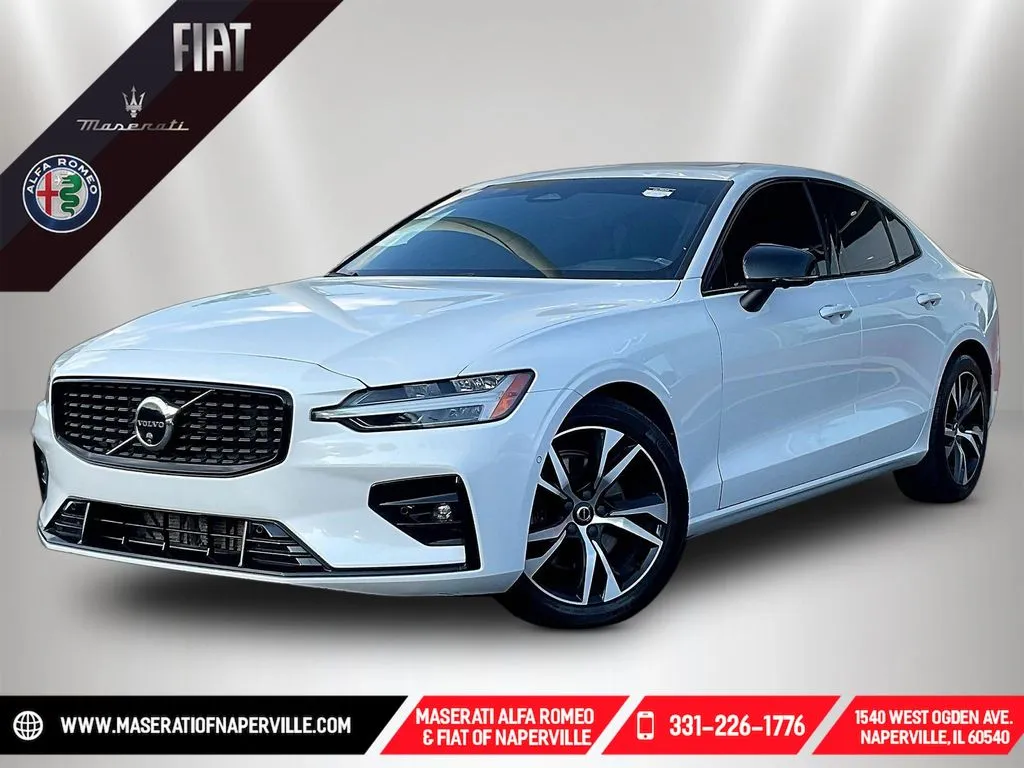 White 2024 Volvo S60 B5 Plus Dark Theme for sale in Naperville, IL