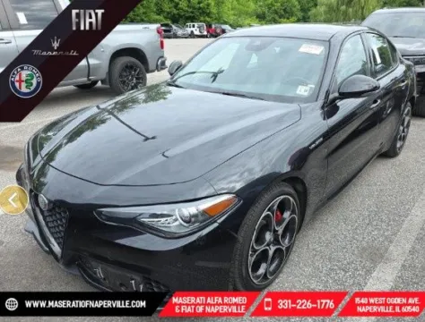 Black 2023 Alfa Romeo Giulia Veloce for sale in Naperville, IL