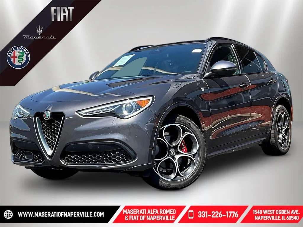 Gray 2023 Alfa Romeo Stelvio Ti for sale in Naperville, IL