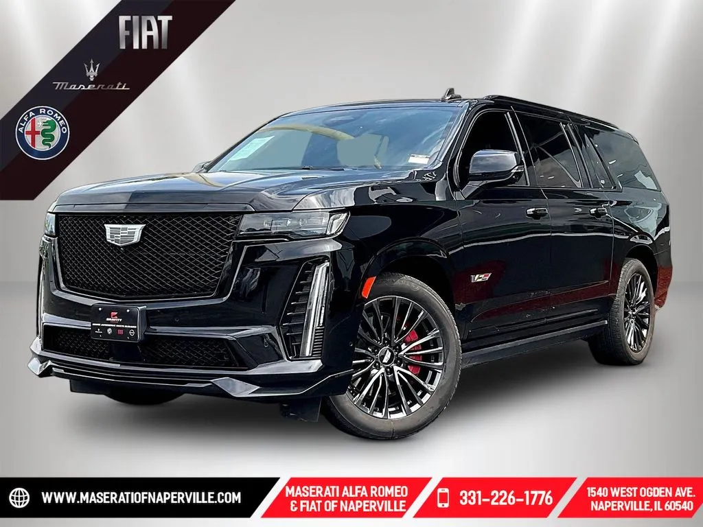 Black 2023 Cadillac Escalade ESV V-Series for sale in Naperville, IL