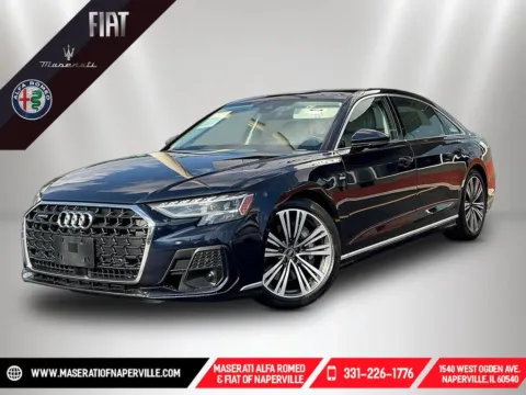 Blue 2023 Audi A8 L 55 for sale in Naperville, IL