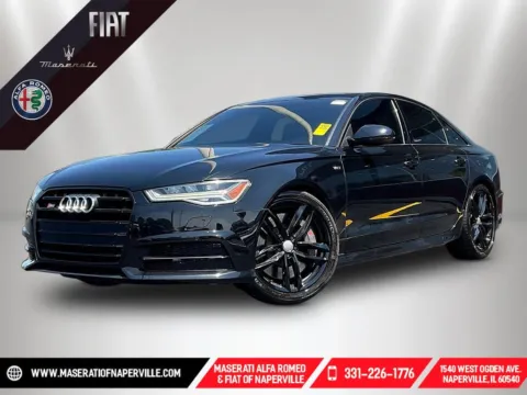 Black 2016 Audi S6 4.0T Premium Plus for sale in Naperville, IL