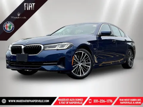 Blue 2023 BMW 5 Series 530e iPerformance for sale in Naperville, IL