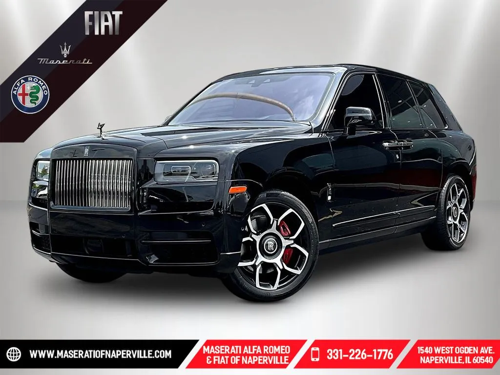 Black 2020 Rolls-Royce Cullinan Black Badge for sale in Naperville, IL