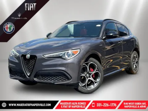Gray 2022 Alfa Romeo Stelvio Veloce for sale in Naperville, IL