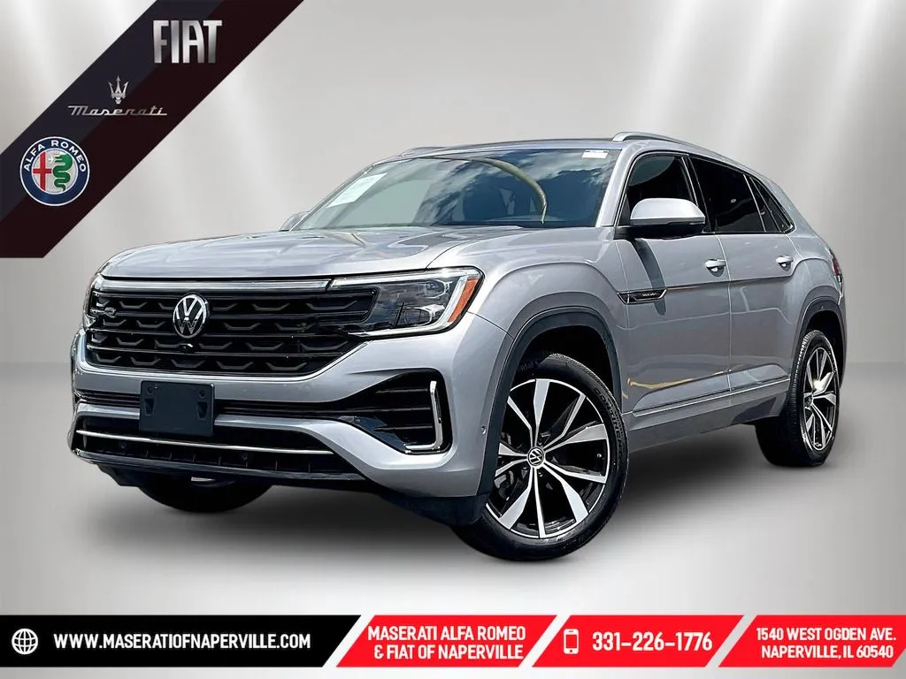 Silver 2025 Volkswagen Atlas Cross Sport 2.0T SEL Premium R-Line for sale in Naperville, IL