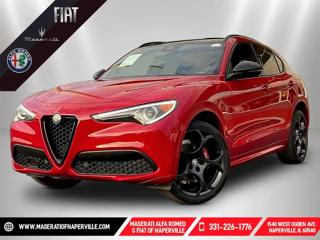 Red 2023 Alfa Romeo Stelvio Veloce for sale in Naperville, IL