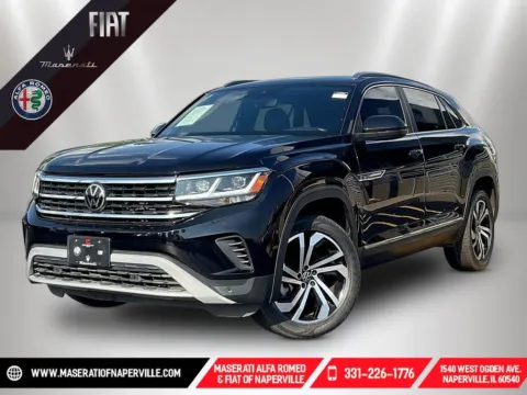 Black 2023 Volkswagen Atlas Cross Sport 3.6L V6 SEL for sale in Naperville, IL