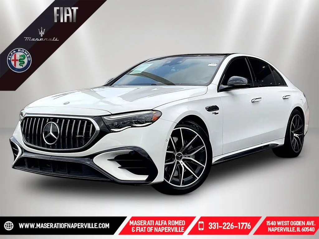 White 2025 Mercedes-Benz E-Class E 53 AMG for sale in Naperville, IL