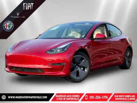 Red 2022 Tesla Model 3 Long Range for sale in Naperville, IL