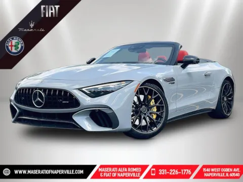 Gray 2022 Mercedes-Benz SL-Class SL 63 AMG for sale in Naperville, IL