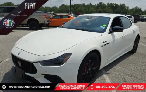White 2023 Maserati Ghibli Modena Q4 for sale in Naperville, IL