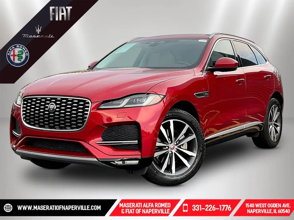 Red 2022 Jaguar F-PACE P250 S for sale in Naperville, IL