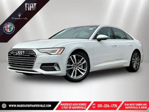 White 2023 Audi A6 45 Premium Plus for sale in Naperville, IL