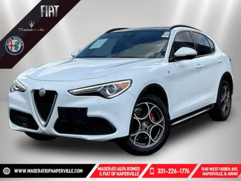 White 2023 Alfa Romeo Stelvio Ti for sale in Naperville, IL