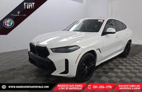 White 2025 BMW X6 xDrive40i for sale in Naperville, IL