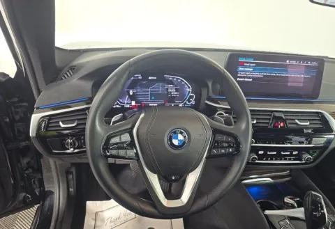 Another view of 2023 BMW 5 Series 530e iPerformance for sale in Naperville, IL at Maserati Alfa Romeo of Naperville