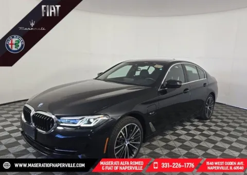 Black 2023 BMW 5 Series 530e iPerformance for sale in Naperville, IL