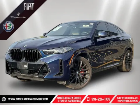Blue 2024 BMW X6 xDrive40i for sale in Naperville, IL