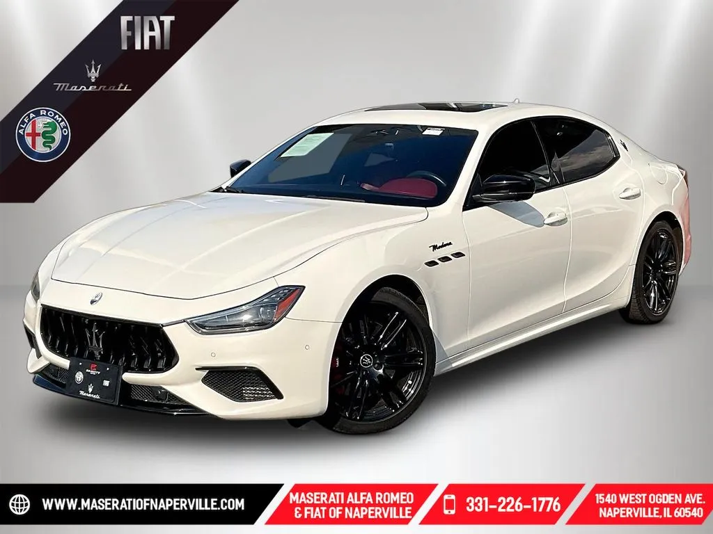 White 2022 Maserati Ghibli Modena Q4 for sale in Naperville, IL