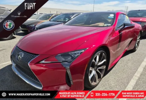 Red 2018 Lexus LC 500 for sale in Naperville, IL