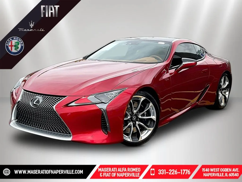 Red 2018 Lexus LC 500 for sale in Naperville, IL