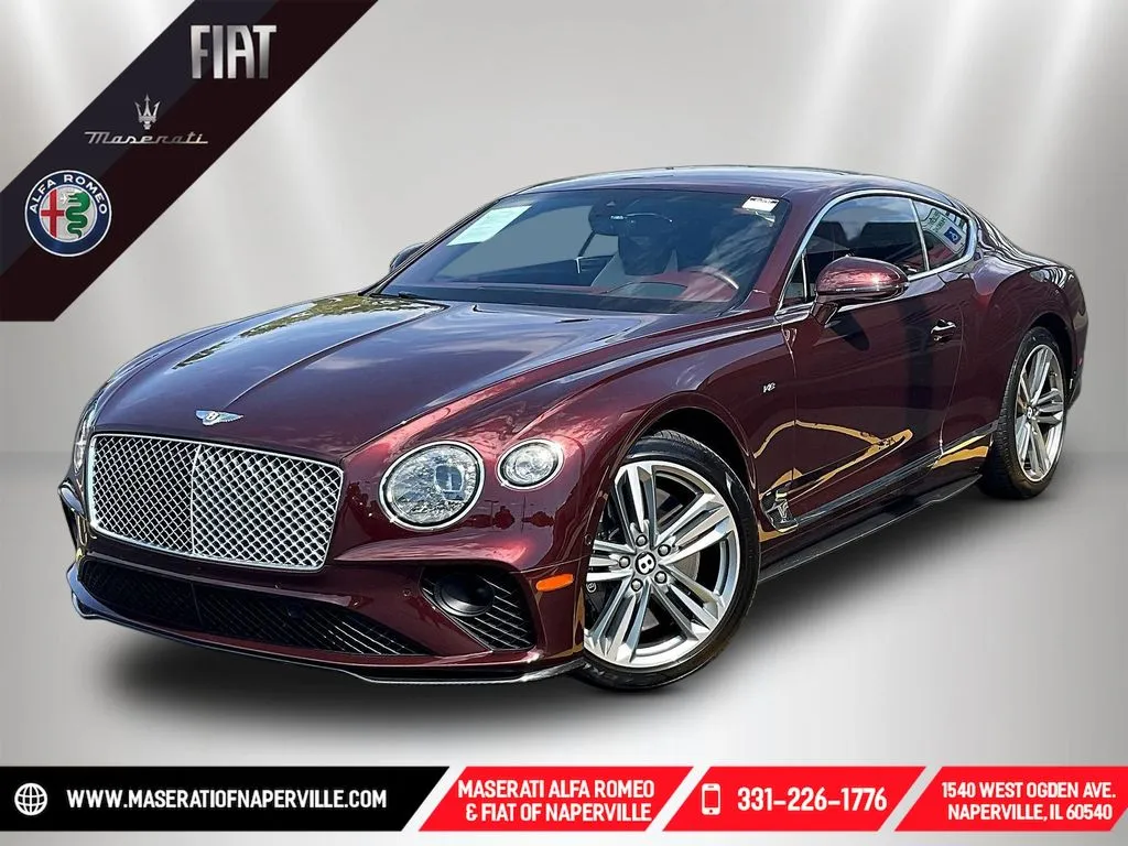 Red 2021 Bentley Continental GT V8 for sale in Naperville, IL