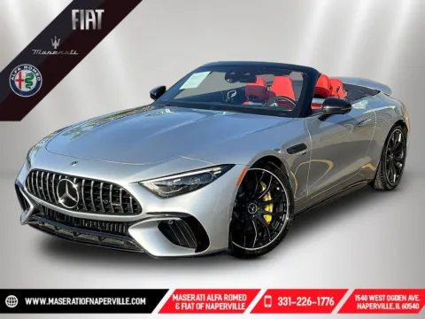 Silver 2022 Mercedes-Benz SL-Class SL 63 AMG for sale in Naperville, IL